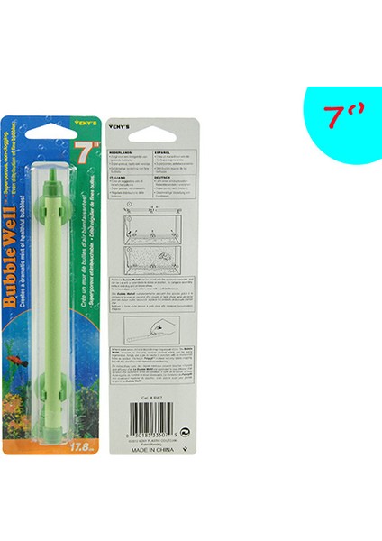 Yeşil 7 Tarzı Yeni Çoklu Boyutlar Oksijen Pompası Difüzörü Balık Tankı Akvaryum Pompası Aksesuar Hava Taşı Duvar Balon Tüpü Havalandırma Tüpü (Yurt Dışından)
