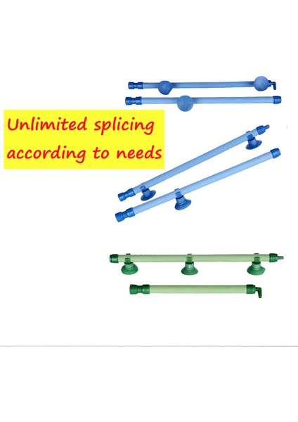 Yeşil 7 Tarzı Yeni Çoklu Boyutlar Oksijen Pompası Difüzörü Balık Tankı Akvaryum Pompası Aksesuar Hava Taşı Duvar Balon Tüpü Havalandırma Tüpü (Yurt Dışından) indirimleri