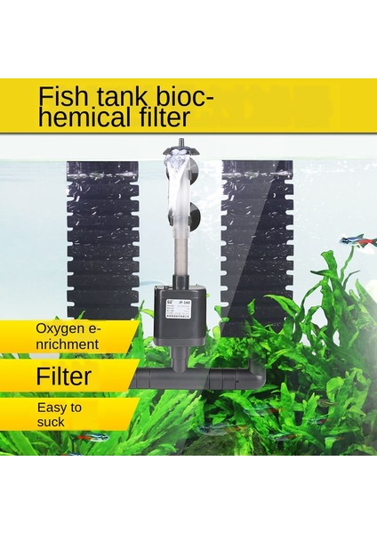 JF-160 60-1mtank Stili Için Balık Tankı Filtresi Akvaryum Oksijen Daldırma Pompası 3ın1 Temiz Su Dolaşım Sistemi Balık Yetiştiriciliği Filtre Mikro Pompası (Yurt Dışından) fırsatları