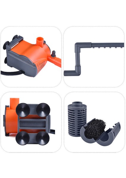XL-666 2 Adet Sünger Stili 3W 5W Mini Akvaryum Iç Filtreleri 3-In-1 Daldırma Su Pompası Filtre Oksijen Dolaşımı Balık Kaplumbağa Tankı Için 220V (Yurt Dışından) fırsatları