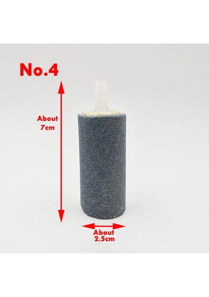 No.4 7x2.5cm Stili Gosterildigi Gibi Akvaryum Balık Tankı Pompa Hidroponik Oksijen Plakası Mini Hava Pompası Balon Taşıyıcı Aksesuarları (Yurt Dışından)