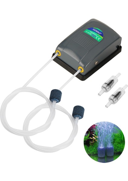 SB-648 Plus Parça Stili Sobo SBSB-648 Havalandırma Pompası Akvaryum Sessiz Oksijen Pompası Akvaryum Oksijenleme Pompası - Türkçe Ürün Başlığı (Yurt Dışından) fiyatları