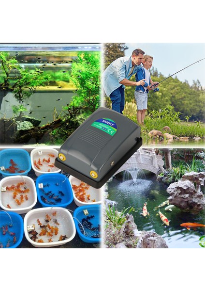 SB-648 Plus Parça Stili Sobo SBSB-648 Havalandırma Pompası Akvaryum Sessiz Oksijen Pompası Akvaryum Oksijenleme Pompası - Türkçe Ürün Başlığı (Yurt Dışından) indirimleri