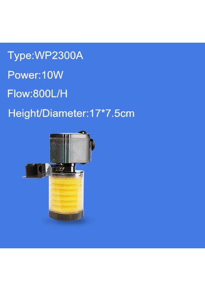 WP-2300A 10W Stili Ab Fişi Balık Tankı Için Süngerli Sobo Iç Filtre Pompa Hava Pompası Daldırabilir Hava Kompresörü Biyolojik Akvaryum Için (Yurt Dışından)