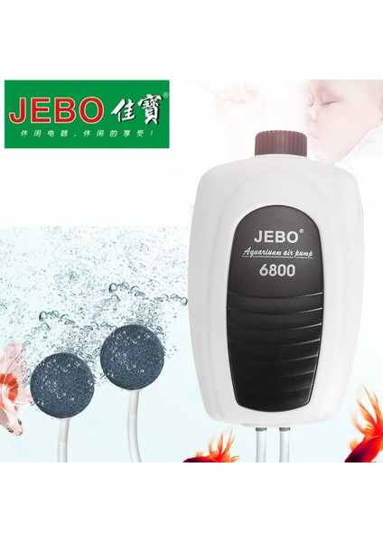 6100 x Paket1 Stil Tek Boyut Yeni Jebo Akvaryum Hava Pompası Ayarlanabilir Hava Hacmi Hava Kompresörü Oksijen Hava Pompası Tek ve Çift Çıkış Düşük Desibel (Yurt Dışından) fiyatları