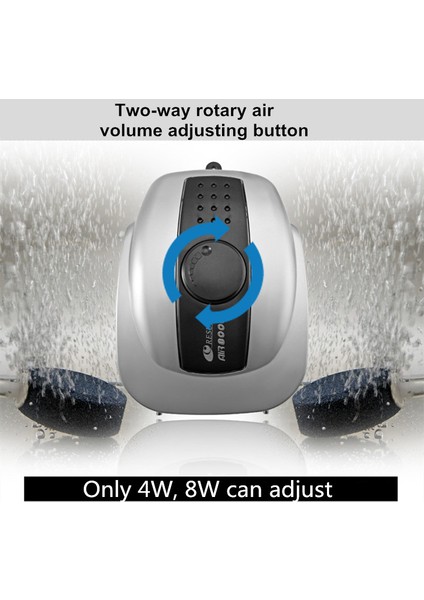 3W-TUBESTONEVALVE Stili Au Fişi Sessiz Akvaryum Hava Pompası Balık Tankı Oksijen Hava Kompresörü Aerator Akvaryum Hava Akışı Yapıcı Prump Balık Deniz Bitkisi Tankı 220V (Yurt Dışından) indirimleri