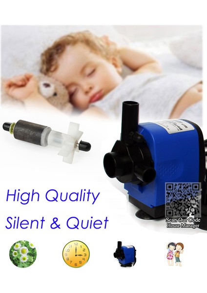 15W Tarzı Au Fiş Adaptörü Süper Daldırma Hava Pompası, Hava Borusu + Su Hortumu, Iç Hava Pompası Için Akvaryum Balık Tankı Deniz Akvaryumu Oksijen Hava Ekleme (Yurt Dışından) indirimleri