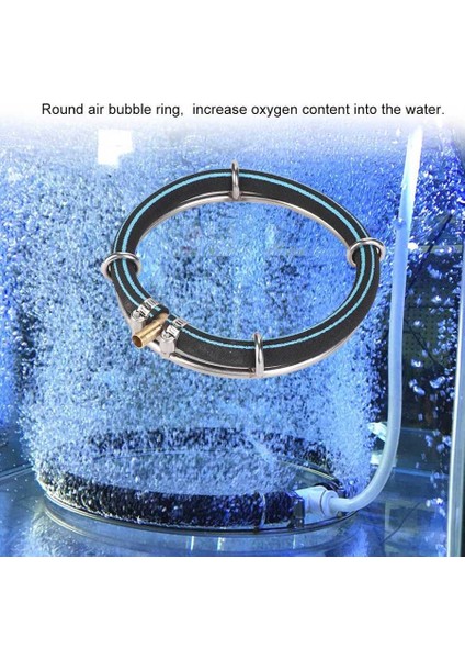 Çap 15CM Tarzı Balık Tankı Hava Akvaryum Su Ürünleri Oksijen Bubblizer Hidroponik Pompa Kabarcık Akvaryum Pompa (Yurt Dışından) modelleri