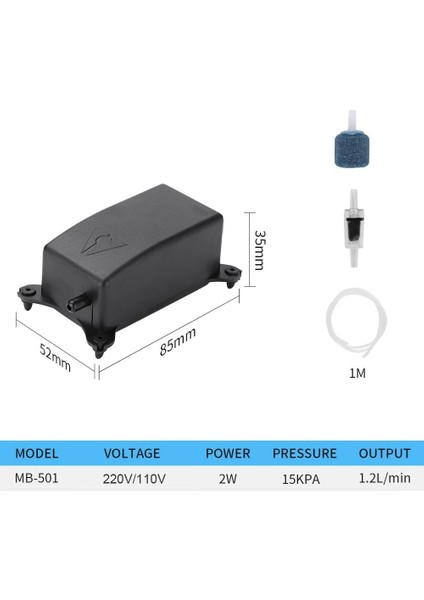 Abd Fiş Stili Ultra Sessiz Akvaryum Hava Pompası Seti Düşük Gürültülü Balık Tankı Filtresi Taşınabilir Mini Hava Kompresörü Oksijen Pompası Akvaryum Aksesuarları (Yurt Dışından) indirimleri