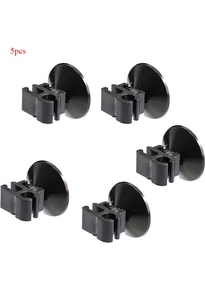 5 Adet Tarzı Akvaryum Emme Kupası Klibi Hava Hattı Hortum Pompası Güç Kablosu Tokası Tel Bitirici Emme Kupaları Akvaryum Aksesuarı (Yurt Dışından)