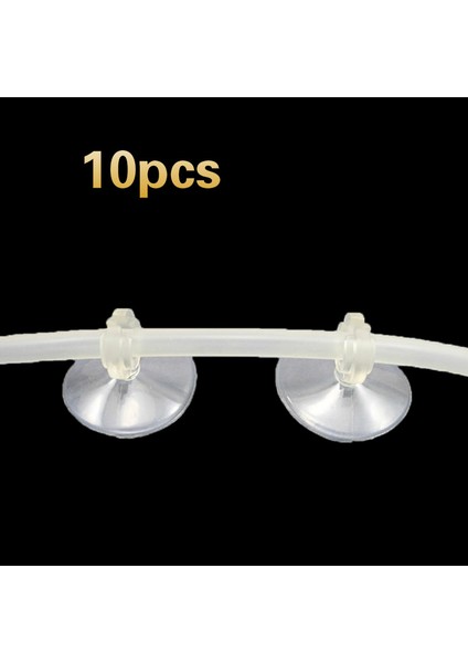 10 Parça Akvaryum Vakum Kupası Tutucu Şeffaf Akvaryum Hava Pompası 4mm Hava Pompası Hortumu Seti (Yurt Dışından) modelleri