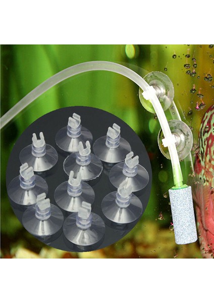 10 Parça Akvaryum Vakum Kupası Tutucu Şeffaf Akvaryum Hava Pompası 4mm Hava Pompası Hortumu Seti (Yurt Dışından) fırsatları