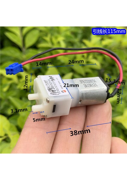 Dc 5V 6V Su Hava Motor Pompası Oksijen Pompası Diyafram Pompası 80KPA Akvaryum Su Tankı Için (Yurt Dışından)