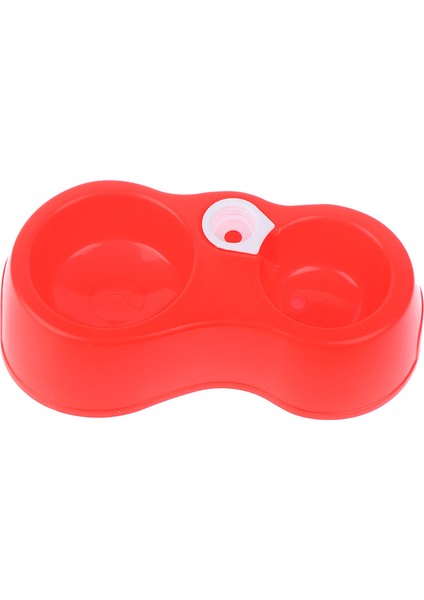 5 - Kırmızı Stil 1 Adet Kemik Şekilli Köpek Kasesi Seyahat Suluğu Kase (Yurt Dışından)