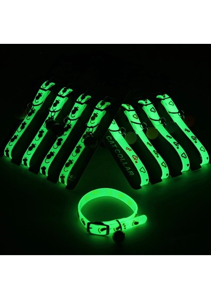 Kırmızı Stil 1.2X29CM Köpek ve Kediler Için Parlayan Zil ile Tasma Gece Parlayan Kedi Tasma Kolye Evcil Hayvan Zinciri Işık Yumuşak Kolye Işık Yansıtıcı (Yurt Dışından) indirimleri