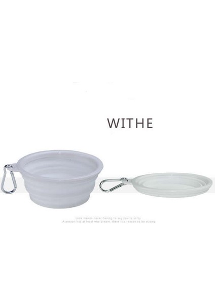 Bir Stil KALIBRE13CM350ML Evcil Silika Jel Kase Köpek Kedi Katlanabilir Silikon Kase Şeker Renkli Açık Hava Seyahat Taşınabilir Yavru Mama Kap Behçet (Yurt Dışından)