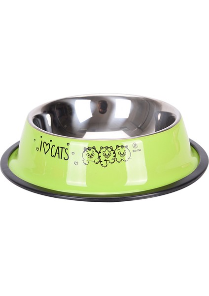 3 - Yeşil Stil 1 Adet Kemik Şekilli Köpek Kasesi Seyahat Suluğu Kase (Yurt Dışından)