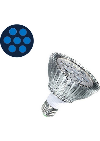 S7B Stili E27 Deniz Akvaryumu LED Lamba 21W LED Bitki Yetiştirme Işıklı Beyaz Mavi Lamba PAR30 Tam Spektrum Mercan Balığı Tankı Sps Lps Aquarium (Yurt Dışından)