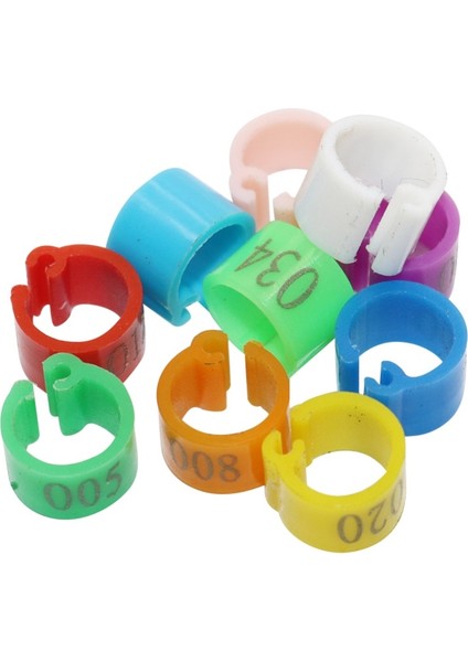 Mavi Stil Kuş Klipsi Halka 6mm Plastik Dijital Işaretlemeli Papağan Güvercin Renkli Işaretleme Halkası Kuş Eğitim Ayak Halkası (Yurt Dışından) fırsatları