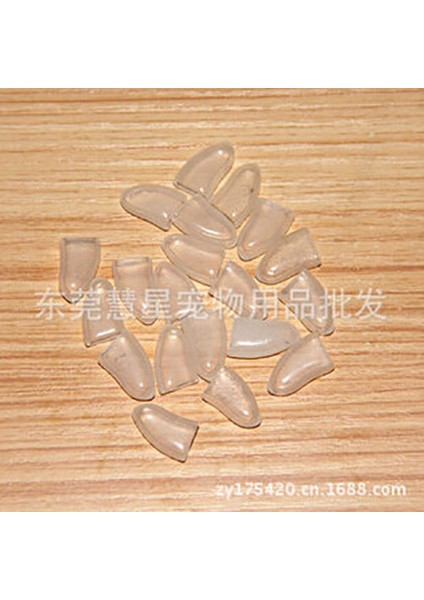 Şeffaf Stil Xs Beden Renkli Yumuşak Kauçuk Kedi Köpek Pati Kısırlaştırma Tırnak Kılıfı Koruyucu Kedi Kedi Pati Kontrol Kısır Tırnak Kapsülü (Yurt Dışından)