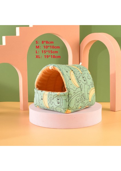 Yeşil Stil M Beden Sevimli Küçük Hayvan Hamak Yuva Hamster Fare Tavşan (Yurt Dışından)