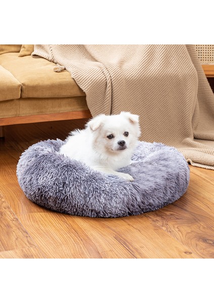 Gwll-Kraliyet Mavisi Stili 50 cm Sakinleştirici Kral Pofuduk Köpek Yatağı Xxl Xl Kanepe Donut Hafıza Köpük Uzun Peluş Yıkanabilir Köpek Yatakları (Yurt Dışından) modelleri