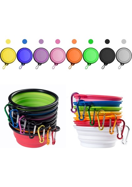 Turuncu Tarzı 350ML Taşınabilir Silikon Evcil Hayvan Su Kapları Seyahat Katlanabilir Kamp Yürüyüş Açık Ding Pet Katlanabilir Kap Kase (Yurt Dışından) modelleri