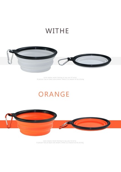 Turuncu Tarzı 350ML Taşınabilir Silikon Evcil Hayvan Su Kapları Seyahat Katlanabilir Kamp Yürüyüş Açık Ding Pet Katlanabilir Kap Kase (Yurt Dışından) fırsatları