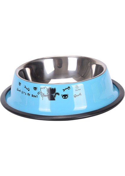 3 - Gök Mavisi Stili 1 Adet Kemik Şekilli Köpek Kasesi Seyahat Suluğu (Yurt Dışından)