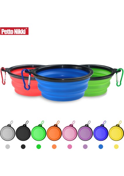 Turuncu Tarzı 350ML 1 Adet Katlanabilir Köpek Seyahat Kasesi Taşınabilir Silikon Evcil Köpekler Kapları Seyahat Kamp Yürüyüş Açık Hava Ding Pet Katlanabilir Kase Kase (Yurt Dışından) fiyatları