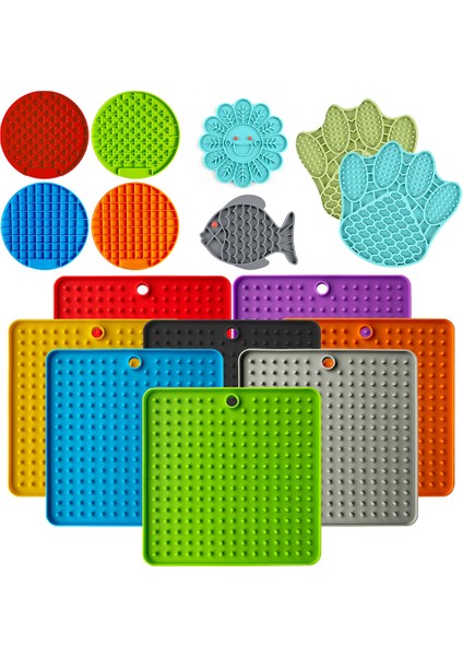 Kare Mavi B Stili Köpekler ve Kediler Için Matara Yavaş Yem Kapları Evcil Hayvan Güvenli Silikon Köpek Yalama Ped Güve (Yurt Dışından) fiyatları