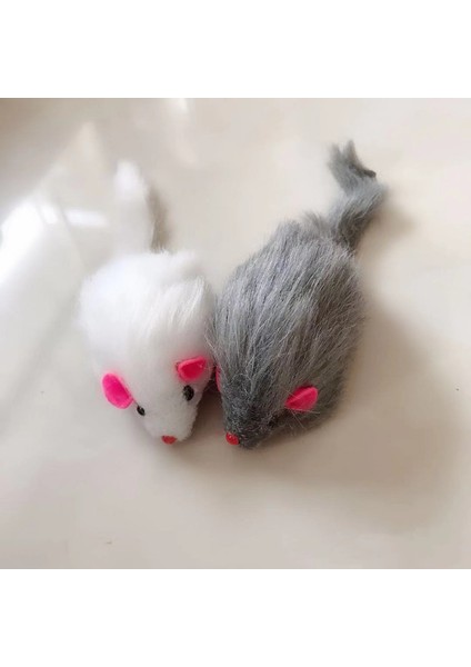 Tavşan Kürk Tarzı 5 Adet Rastgele 5 Adet Sahte Fare Kedi Oyuncakları (Yurt Dışından) modelleri