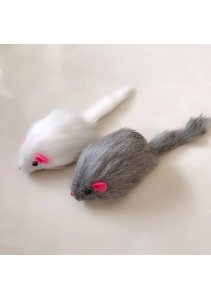Tavşan Kürk Tarzı 5 Adet Rastgele 5 Adet Sahte Fare Kedi Oyuncakları (Yurt Dışından) indirimleri