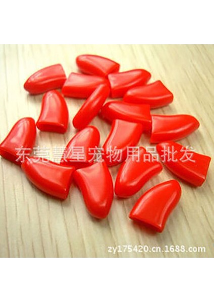 Kırmızı Stil S Beden Renkli Yumuşak Kauçuk Kedi Köpek Pati Kısırlaştırma Tırnak Kılıfı Koruyucu Kedi Kedi Pati Kontrol Kısır Tırnak Kapsülü (Yurt Dışından)