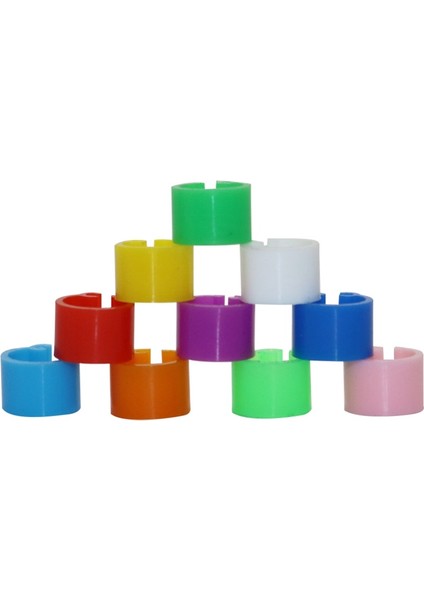 Yeşil Stil Kuş Ayak Halka Eğitim Malzemeleri 6mm Iç Çaplı Beşik Tanımlama Halkası Açılışsız Numarasız Geons Halkalar (Yurt Dışından) fırsatları