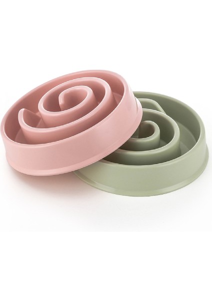 No.20 Tarzı Resim Gösterdiği Gibi Çok Renkli Toksik Olmayan Eğlenceli Yavaş Köpek Kase Yiyecek Kaymaz Pet Yavaş Yeme Kase Labirent Etkileşimli Büyük Orta Küçük Köpekler Için (Yurt Dışından) indirimleri