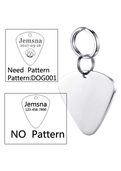 FC001NA Slvıer Stili S Nokta Yok Evcil Hayvan Kimlik Etiketi Isim Telefon Paslanmaz Çelik Kişiselleştirilmiş Kedi Mesaj Yavru Tasma Aksesuarı (Yurt Dışından)