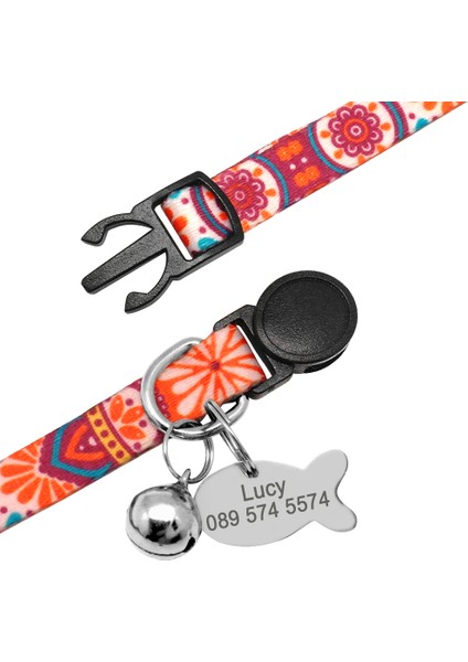 Pembe Tarzı 18 Ila 29 cm Hızlı Serbest Bırakma Zili ile Kedi Tasma Kişiselleştirilmiş Yavru Kedi Tasma Kırılabilir Kediler Güvenlik Kolyesi (Yurt Dışından) indirimleri