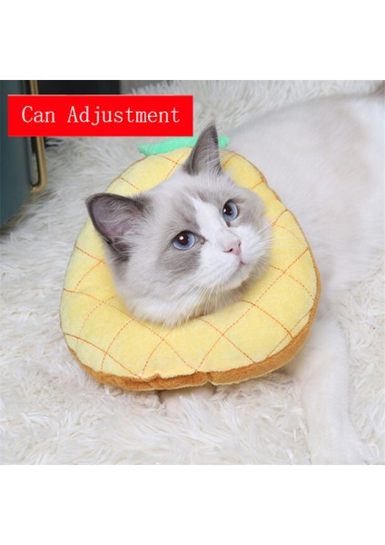 Gümüş Tarzı M(3kg-4.5kg) Yumuşak Tost Avokado Şekilli Pamuklu Pet Elizabethan Yaka Köpek Kedi Ayarlanabilir Yara Iyileştirme Yaka Isırma Engelleme Boyun Yüzüğü Için Evcil Hayvanlar (Yurt Dışından)