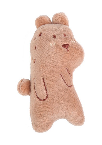 8kahverengi Ayı Stili Kedi Oyuncağı Mini Kedi Taşlama Kediotu Oyuncakları Eğlenceli Interaktif Peluş Kedi Diş Oyuncakları (Yurt Dışından)
