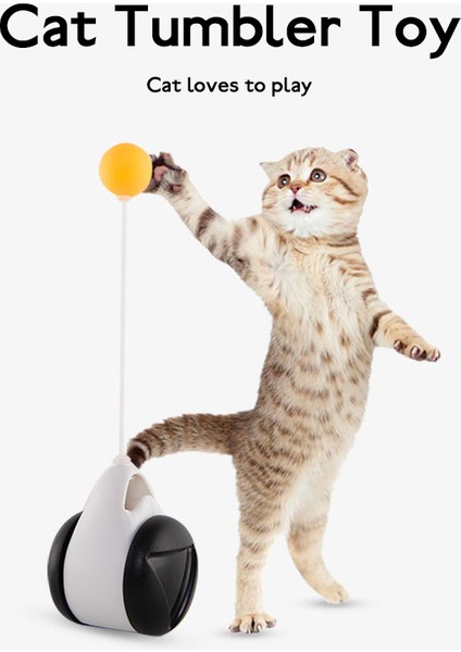 No.2 Tarzı Tekerlekli Dengeleyici Kedi Oyuncağı (Yurt Dışından) fırsatları