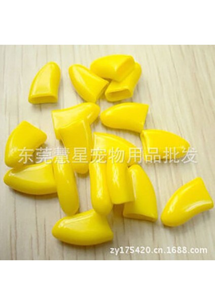 Sarı Stil Xxl Renkli Yumuşak Kauçuk Kedi Köpek Pati Kısırlaştırma Tırnak Kılıfı Koruyucu Kedi Kedi Pati Kontrol Kısır Tırnak Kapsülü (Yurt Dışından)
