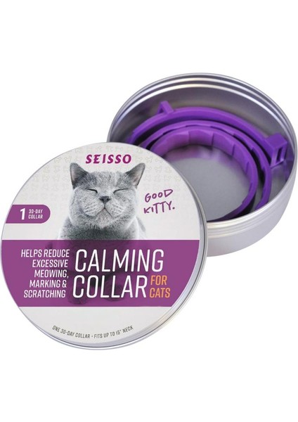 Gösterildiği Gibi Stil Kedi Tasma - Anksiyeteyi Hafifletici Tasma, Sakinleştirici Kedi Tasma, Huzursuzluğu Gideren Köpekler Için (Yurt Dışından)