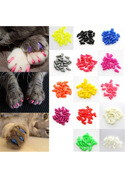 Açık Pembe Tarzı M Beden Renkli Yumuşak Kauçuk Kedi Köpek Pati Kısırlaştırma Tırnak Kılıfı Koruyucu Kedi Kedi Pati Kontrol Kısır Tırnak Kapsülü (Yurt Dışından) indirimleri