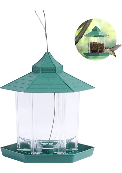 Gri Stil Kuş Derisi Su Geçirmez Açık Gazebo Asılı Vahşi Kuş Yuvası Tipi Bahçe Dekorasyonu Için Dış Mekan Konteyner (Yurt Dışından)