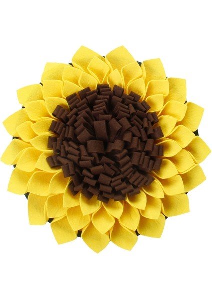 Evcil Köpek Koklama Eğitimli Yavaş Yem Kabı Gıda Dağıtıcı Güneş Çiçeği Bulmaca Kokulu Mat Burun Kokusu Sürüklenme Pedı (Yurt Dışından)