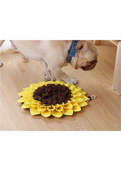Evcil Köpek Koklama Eğitimli Yavaş Yem Kabı Gıda Dağıtıcı Güneş Çiçeği Bulmaca Kokulu Mat Burun Kokusu Sürüklenme Pedı (Yurt Dışından) fırsatları