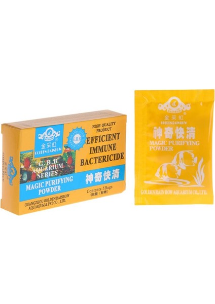 Resim Tarzı 5 Adet Bagbox Yeni Akvaryum Temizleyici Toz Sihirli Su Verimli Bakterisit (Yurt Dışından)