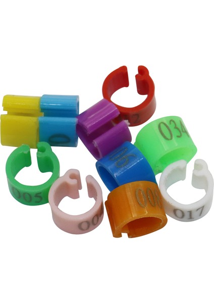 Yeşil Stil Iç Çap 6mm Güvercin Ayak Kanat Kümes Güvercin Kuş Papağan Klip Yüzükler Band Ayak Yüzüğü Güvercin Malzemeleri NO.001~100 Kuş Ekipmanları (Yurt Dışından) fırsatları