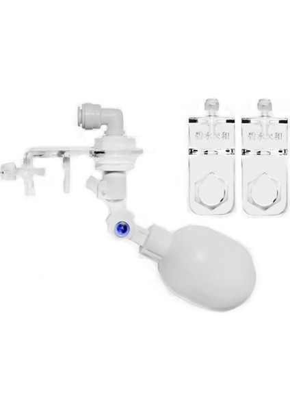 W Stili Akvaryum Filtre Kovanı Süzme Balık Tankı Evcil Plastik Yüzdürme Top Valf Kapanma Otomatik Dolum Bağlantı ile (Yurt Dışından) fırsatları